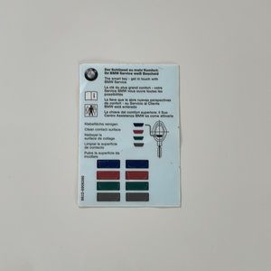 BMW Smart Key color stickers